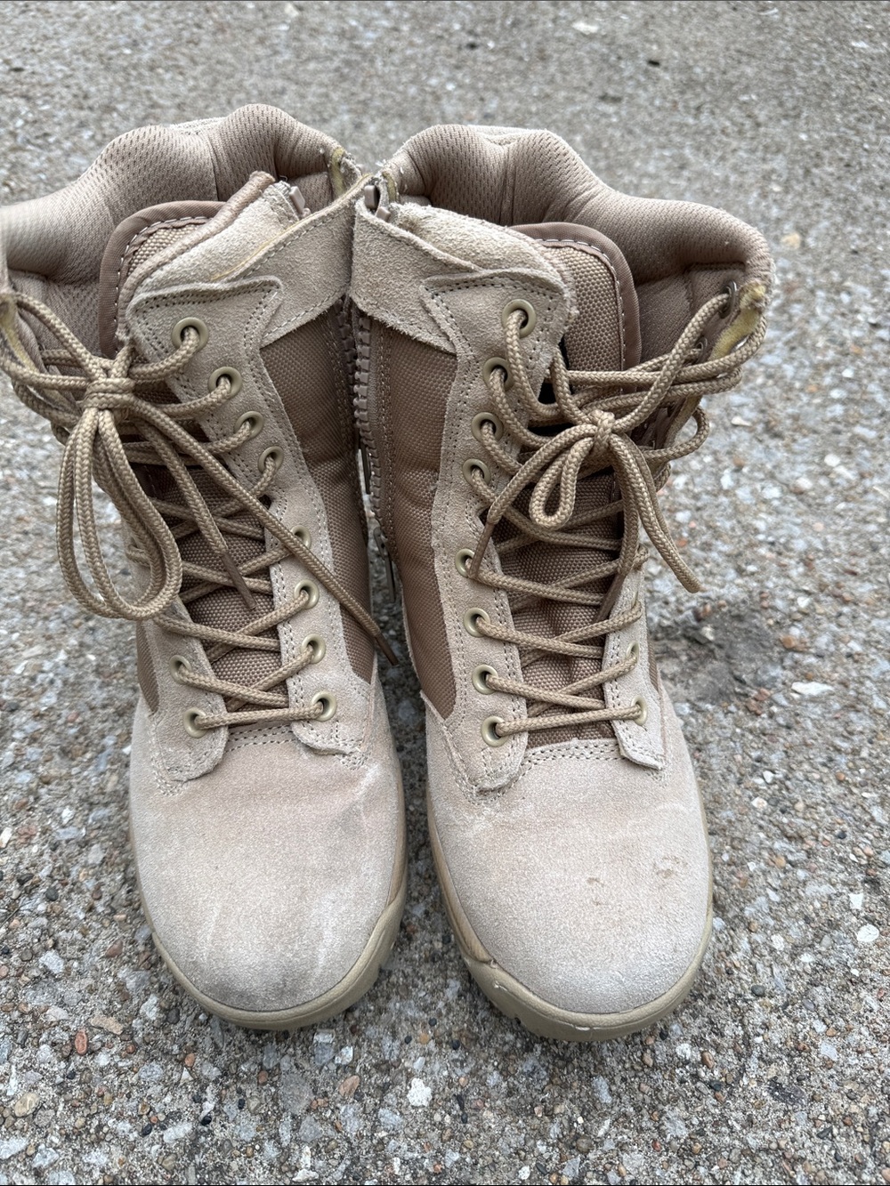 Women's MAELSTROM Tactical Lace-Up Boots - Tan